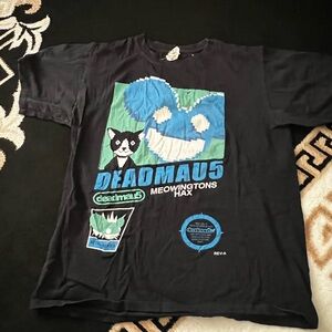 Vintage Used Deadmau5 band shirt size M